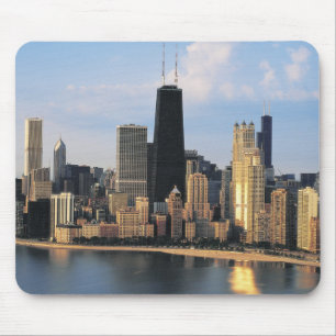 Mousepad Chicago da movimentação da costa do lago