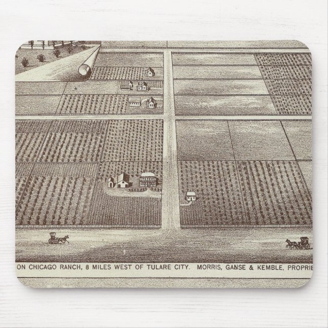Mousepad Chicago, fazendas Kay (Frente)