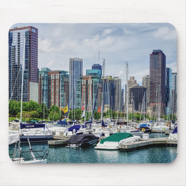 Mousepad Chicago Harbor (Frente)