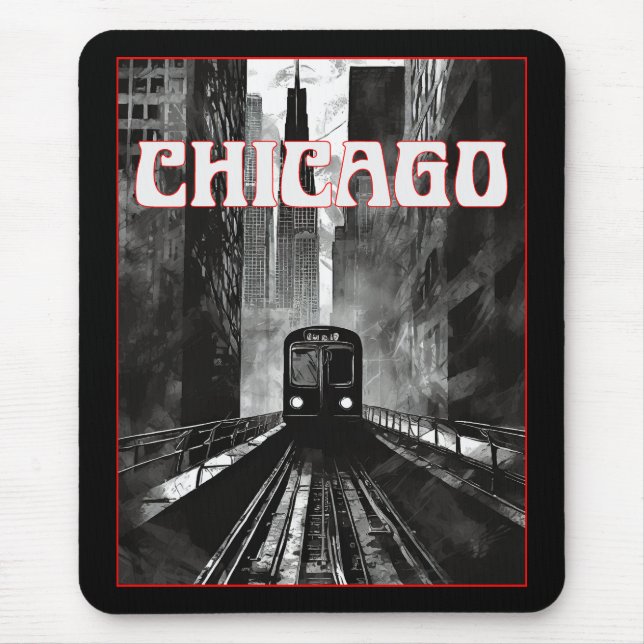 Mousepad Chicago Illinois (Frente)