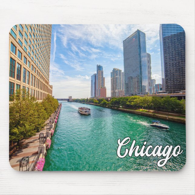 Mousepad Chicago, Illinois, Estados Unidos (Frente)