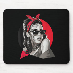 Mousepad Chicano Chicana La Raza Barrio Tatto Art Death _4
