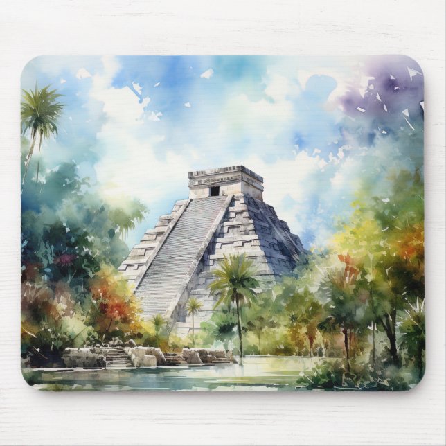 Mousepad Chichen Itza, México (Frente)