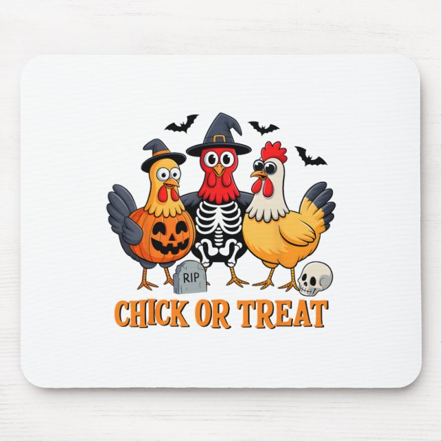 Mousepad Chick Or Treat Fantasioso Traje de Galinha de Hall (Frente)
