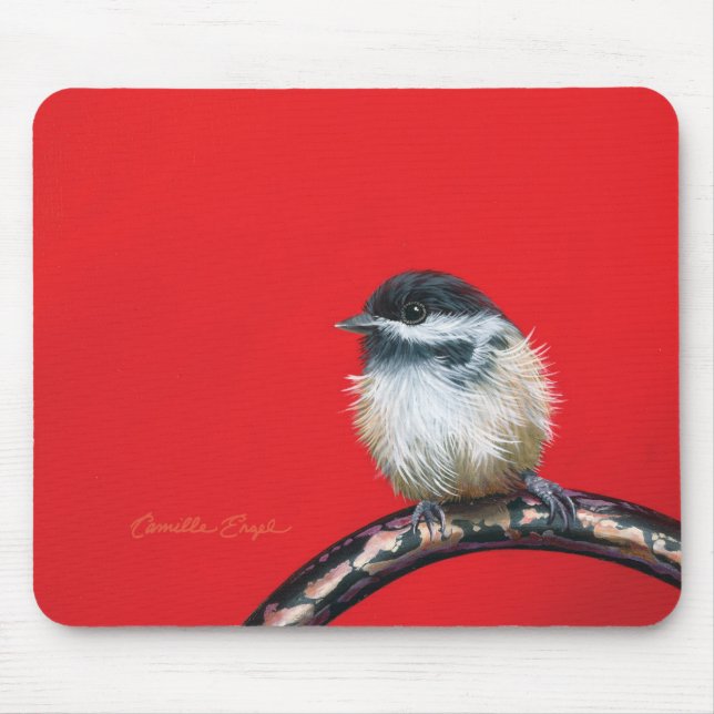 Mousepad "Chickadee" por Camilo Engel (Frente)