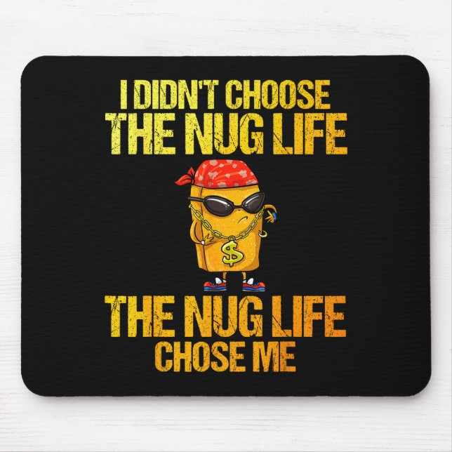 Mousepad Chicken Nugget Art For Men Women Kids Chicken Nugg (Frente)