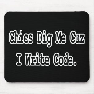 Mousepad chics me escava porque escreve código