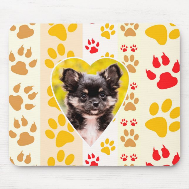 Mousepad Chihuahua Cachorro Cachorro Cachorro Imprime Cabeç (Frente)