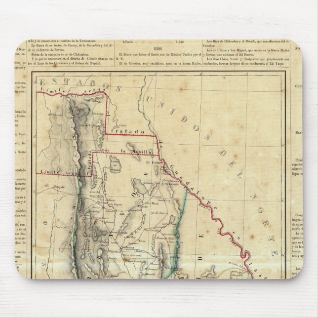 Mousepad Chihuahua, México (Frente)