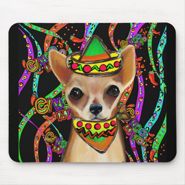 Mousepad Chihuahua México (Frente)