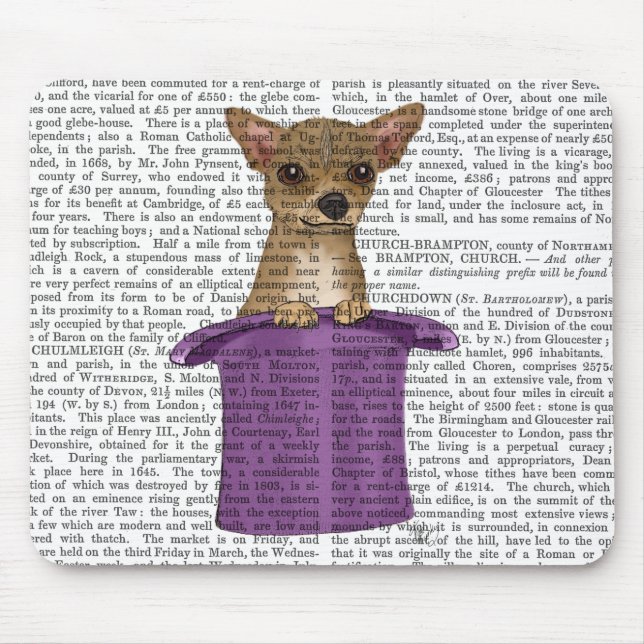 Mousepad Chihuahua no Top Hat (Frente)
