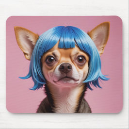 Mousepad Chihuahua wig