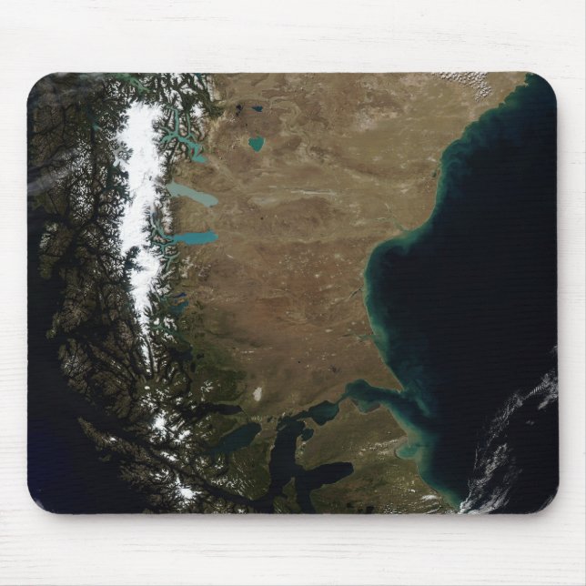 Mousepad Chile e a região da Patagônia da Argentina (Frente)