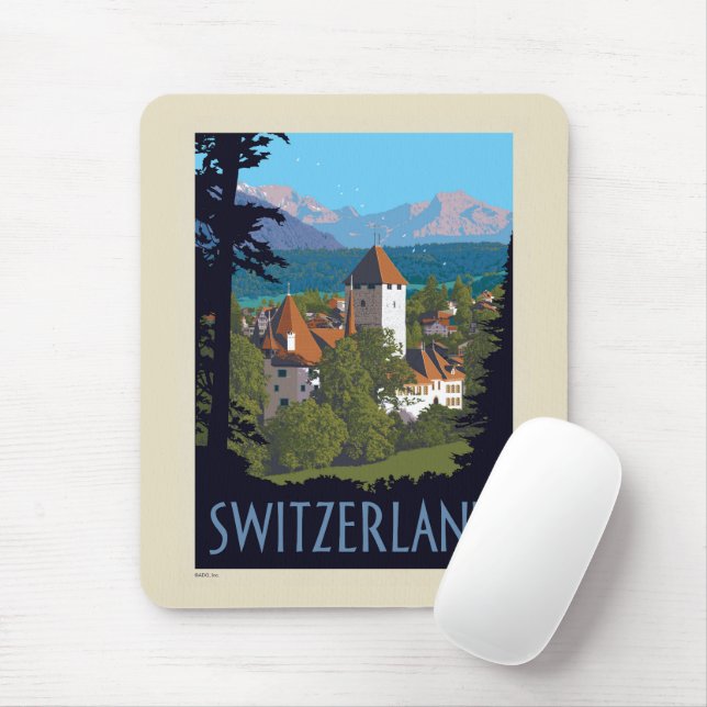 Mousepad Chillon Castle | Suíça (Com mouse)