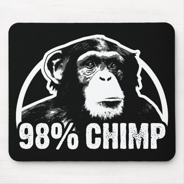 Mousepad Chimpanzé de 98 por cento (Frente)