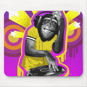Mousepad Chimpanzé DJ