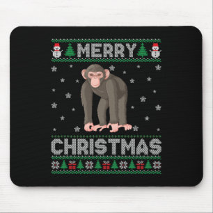 Mousepad Chimpanzés Animais Mulheres Crianças Feias De Nata