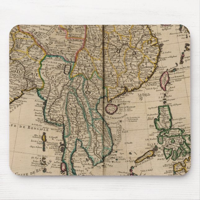 Mousepad China e Índia (Frente)