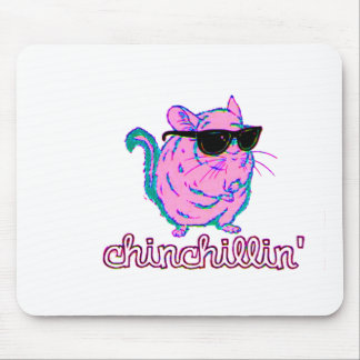 Mousepad Chinchila cor-de-rosa de néon de Chinchillin