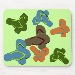 Mousepad Chinelos Vetor Art