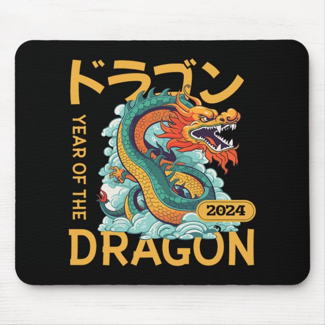 Mousepad Chinese New Year 2024 Year Of The Dragon  (Frente)