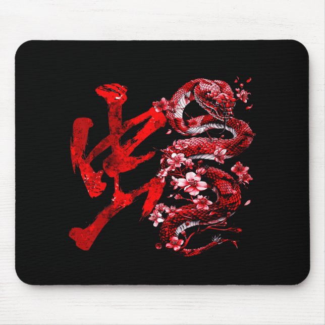 Mousepad Chinese New Year - Year Of The Snake 2025 Uni-adul (Frente)