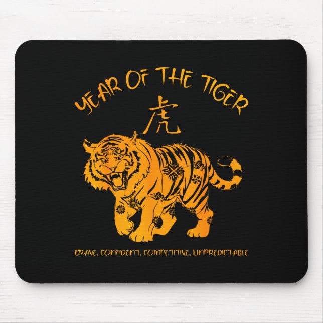 Mousepad Chinese Zodiac Lunar New Year Astrology Horoscope  (Frente)