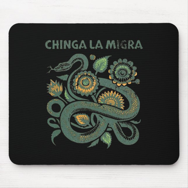 Mousepad Chinga La Migra Anti Trump Ice Out  (Frente)