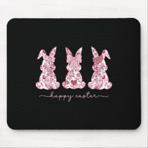 Mousepad Chinoiserie Páscoa Coquette Arco Rosa Coquette Cut