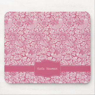 Mousepad Chintz cor-de-rosa feito sob encomenda