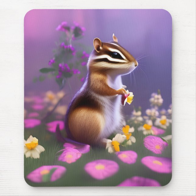 Mousepad Chipset em Flores (Frente)