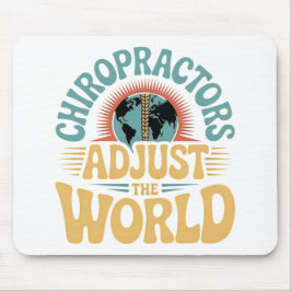 Mousepad Chiropractors ajustam o Design mundial retrô