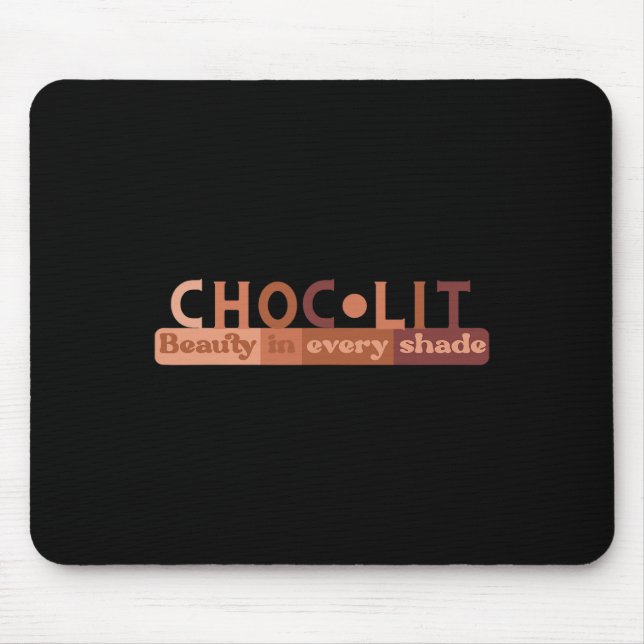 Mousepad Choclit Brown Sugar Babe Afro Queen African Americ (Frente)
