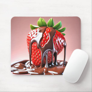 Mousepad Chocolate Derretido Em Morango