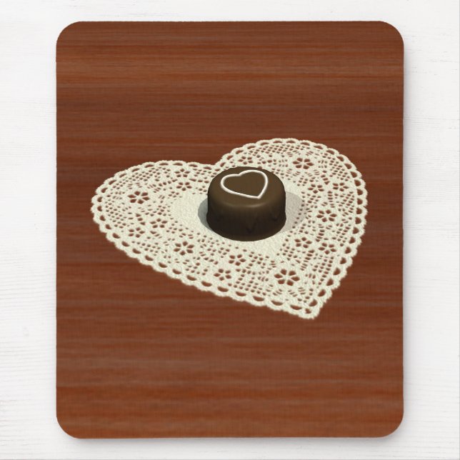Mousepad Chocolate do Dia dos Namorados (Frente)