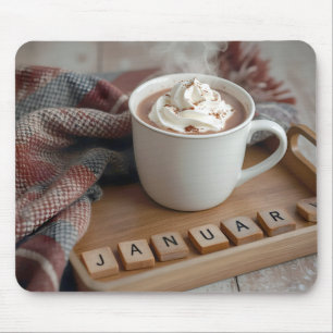 Mousepad Chocolate Quente de Janeiro