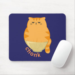 Mousepad Chonk Orange Cat