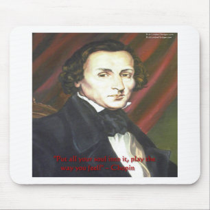 Mousepad Chopin Como Tocar Presentes Cartões e Camisetas