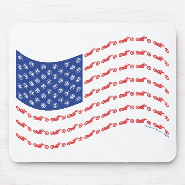 Mousepad Chopper-Flag-Wave (Frente)