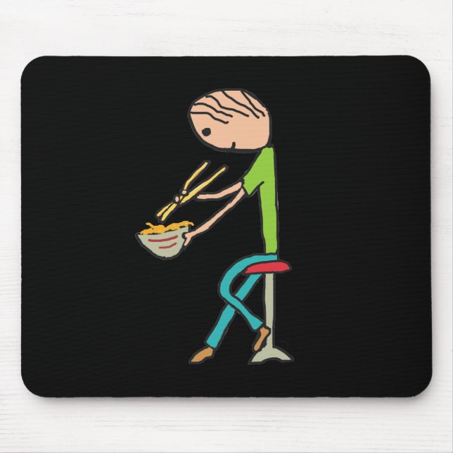 Mousepad Chopsticks E Noodles (Frente)