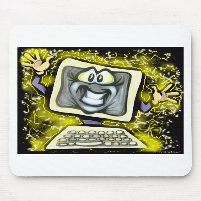 Mousepad Choque de Computador (Frente)