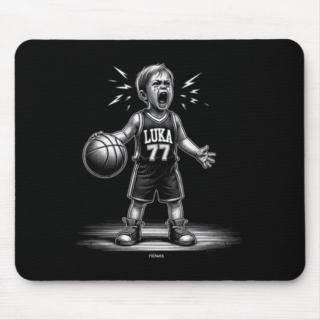 Mousepad Chorar Luka Reclamando E Gritando Com O Árbitro (Frente)