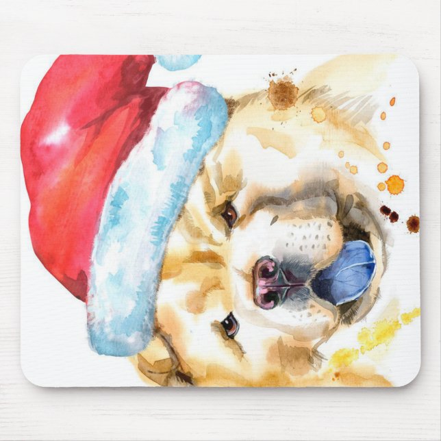 Mousepad CHOW CHOW DE NATAL | Cobertura decorativa (Frente)