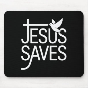 Mousepad Christan Jesus Salva Premium