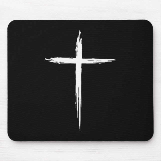 Mousepad Christian Cross Christians Men Women Jesus Christ  (Frente)