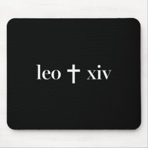 Mousepad Christian Cross Minimamente Religioso Fé Papa Leo