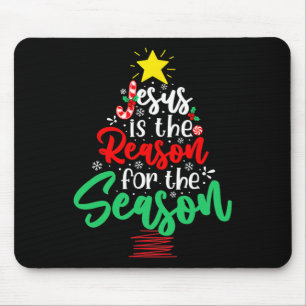 Mousepad Christian Jesus É A Razão Da Árvore De Natal