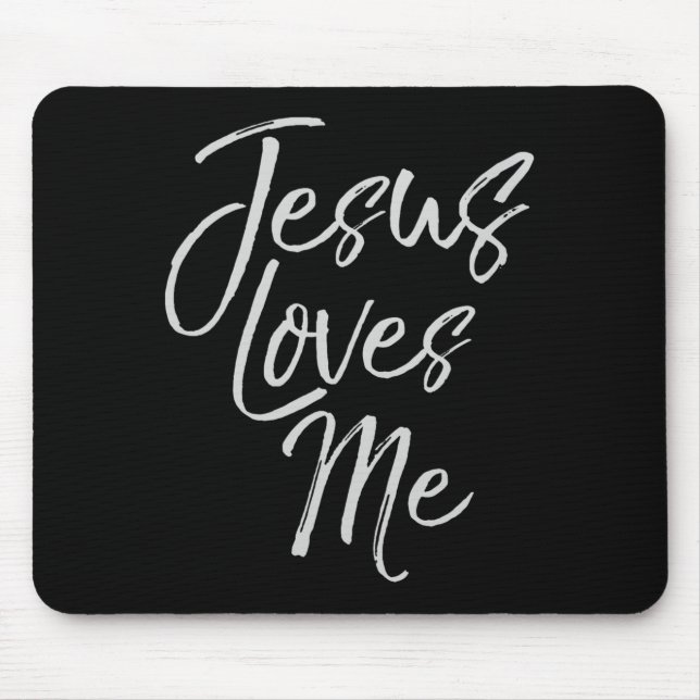Mousepad Christian Love Quote Gift For New Believers Jesus  (Frente)
