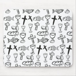 Mousepad Christian Pattern
