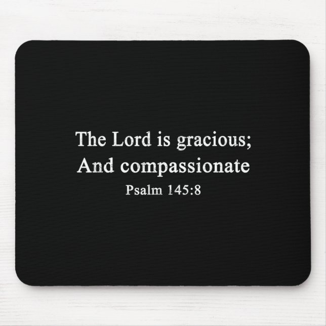 Mousepad Christian Shirts The Lord Is Gracious Worship Fait (Frente)